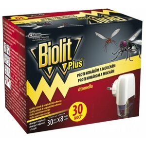 Rovarriasztó BIOLIT Plus elektromos párologtató +31 ml