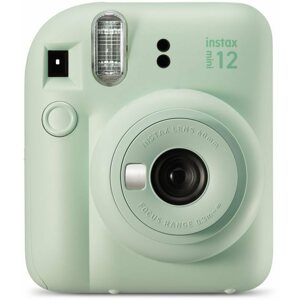 Instant fényképezőgép FujiFilm Instax Mini 12 Mint Green + 20 db fotó mini film + Instax Desk Album 40 Craft