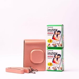 Fotópapír Fujifilm Instax mini Liplay case pink bundle