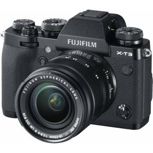 Digitális fényképezőgép Fujifilm X-T3 fekete + XF 18-55 mm R LM OIS