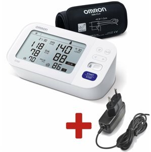Vérnyomásmérő Omron M6 comfort AFIB digitális vérnyomásmérő Intelli mandzsettával és AFIB érzékeléssel +tápegység, 5 év garancia