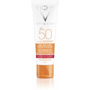 Napozókrém VICHY Idéal Soleil Anti-Age Face Cream SPF50+ 50 ml