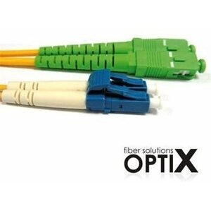 Adatkábel OPTIX SC/APC-LC 09/125 1m G657A optikai