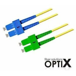Adatkábel OPTIX SC/APC-SC 09/125 0,5m G657A optikai