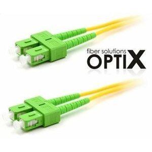Adatkábel OPTIX SC / APC - SC / APC 09 / 125 - 3m, G657A, optikai