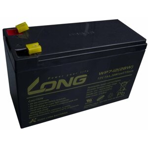 Szünetmentes táp akkumulátor Long 12V 7Ah Ólomakkumulátor F1 (WPS7-12)