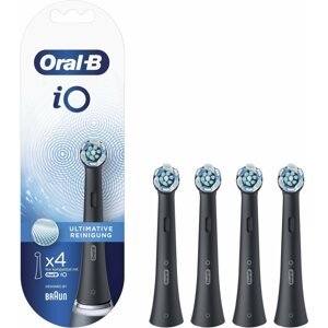 Elektromos fogkefe fej Oral-B iO Ultimate Clean Black, 4 db