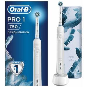 Elektromos fogkefe Oral-B Pro 750 Cross Action White + Úti tok