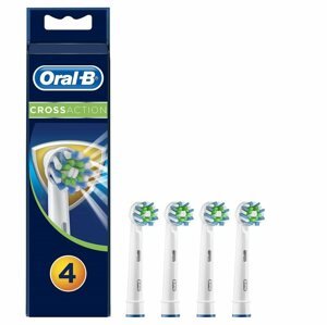 Pótfej Oral-B CrossAction CleanMaximiser fogkefe fej, 4 db