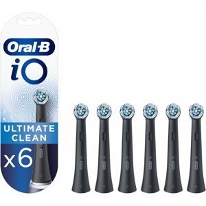 Elektromos fogkefe fej Oral-B iO Ultimate Clean fekete elektromos fogkefe pótfej, 6 db