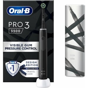 Elektromos fogkefe Oral-B Pro 3 3500 Fekete