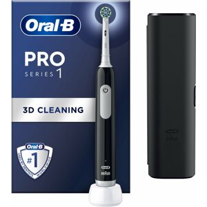 Elektromos fogkefe Oral-B Pro Series 1 fekete, Braun dizájn