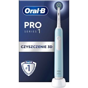 Elektromos fogkefe Oral-B Pro Series 1 kék, Braun dizájn