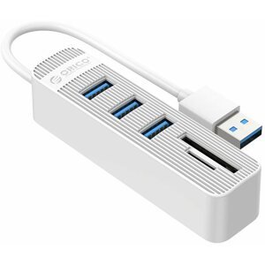 USB Hub ORICO TWU3 + SD 15cm fehér