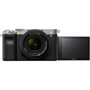 Digitális fényképezőgép Sony Alpha A7C + FE 28-60mm f/4-5.6 ezüst