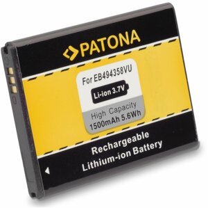 Mobiltelefon akkumulátor PATONA Samsung EB-494358VU 1500mAh 3,7V Li-Ion