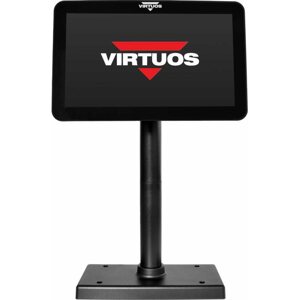 Vevőkijelző Virtuos 10.1" SD1010R fekete, LCD színes ügyfélkijelző, USB