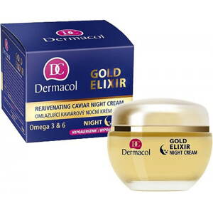 Arckrém DERMACOL Gold Elixir Caviar Night Cream 50 ml