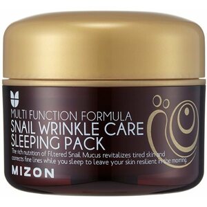 Arcpakolás MIZON Snail Wrinkle Care Sleeping Pack 80 ml