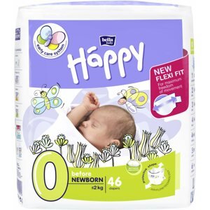 Eldobható pelenka BELLA Baby Happy Before New Born 0-s méret (46 db)
