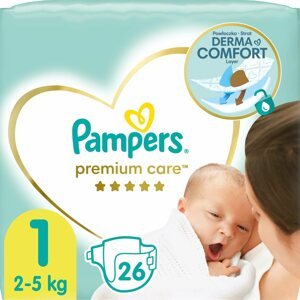 Eldobható pelenka PAMPERS Premium Care Newborn 1-es méret (26 db)