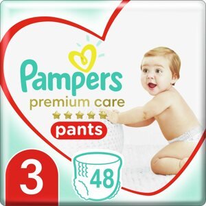 Bugyipelenka PAMPERS Premium Care Pants 3 Midi (48 db)