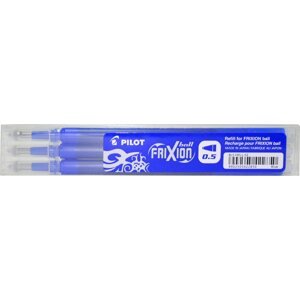 Radírozható toll betét PILOT FriXion 05 / 0,25 mm, kék - 3 darabos kiszerelés
