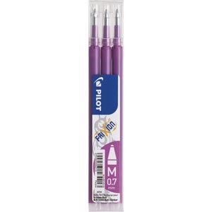 Radírozható toll betét PILOT FriXion 0,7 / 0,35 mm lila 3db
