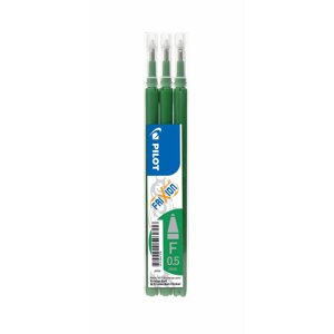 Radírozható toll betét PILOT FriXion 0,5/0,25 mm zöld 3 db