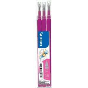 Radírozható toll betét PILOT FriXion 0,5 / 0,25 mm rózsaszín 3db