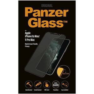 Üvegfólia PanzerGlass Edge-to-Edge Privacy Apple iPhone XS Max/11 Pro Max üvegfólia - fekete