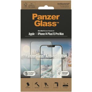 Üvegfólia PanzerGlass Apple iPhone 13 Pro Max/ 14 Plus üvegfólia - tükröződésmentes + felhelyező keret