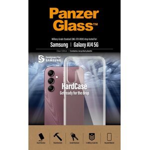 Telefon tok PanzerGlass HardCase Samsung Galaxy A14/A14 5G átlátszó tok