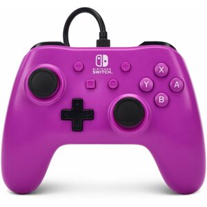 Kontroller PowerA Wired Controller – Grape Purple - Nintendo Switch