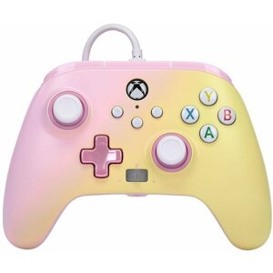 Kontroller PowerA Enhanced Wired Controller for Xbox Series X|S - Pink Lemonade