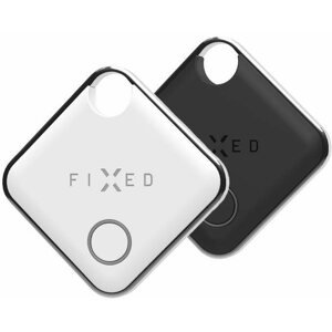 Bluetooth kulcskereső FIXED Tag Find My támogatással, 2 db, fekete + fehér