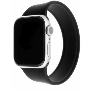 Szíj FIXED Elastic Silicone Strap Apple Watch 42/44/45/Ultra 49mm méret L - fekete