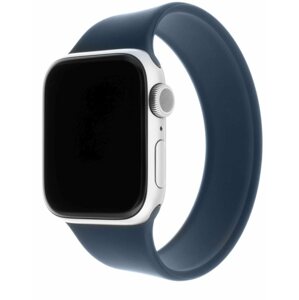 Szíj FIXED Elastic Silicone Strap Apple Watch 42/44/45/Ultra 49mm L- kék