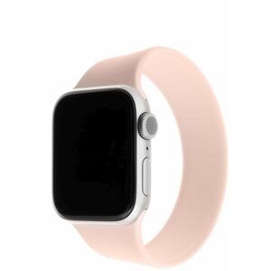 Szíj FIXED Elastic Silicone Strap Apple Watch 42/44/45/Ultra 49mm méret XS - rózsaszín
