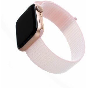 Szíj FIXED Nylon Strap Apple Watch 42/44/45/Ultra 49mm - rózsaszín