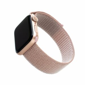 Szíj FIXED Nylon Strap Apple Watch 42/44/45/Ultra 49mm - rozéarany