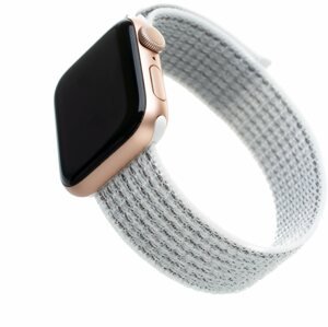 Szíj FIXED Nylon Strap Apple Watch  42/44/45/Ultra 49mm - fehér