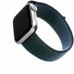 Szíj FIXED Nylon Strap Apple Watch 38/40/41mm - sötétkék