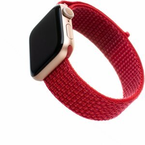 Szíj FIXED Nylon Strap Apple Watch 38/40/41mm - piros