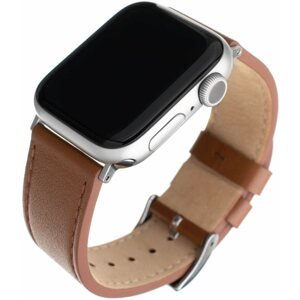 Szíj FIXED Leather Strap Apple Watch 42/44/45/Ultra 49mm - barna