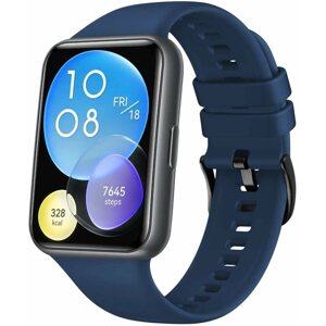 Szíj FIXED Silicone Strap Huawei Watch FIT2 - kék
