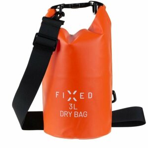 Vízhatlan zsák FIXED Dry Bag 3L, narancssárga