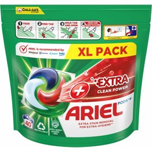 Mosókapszula ARIEL+ Extra Clean 40 darab