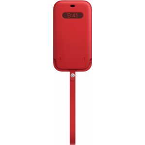 Mobiltelefon tok Apple iPhone 12 Pro Max (PRODUCT) RED bőr MagSafe tok