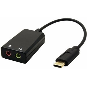 Átalakító OEM Adaptér USB C(M) - 2 x jack 3,5F